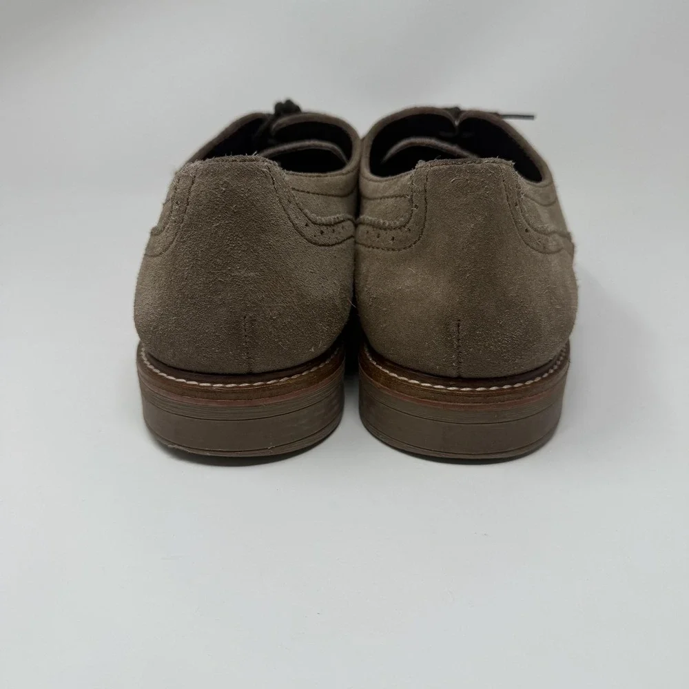 Mephisto Air-Jet Dress Shoes Mens Size 11 Brown Suede Wingtip Oxford‎ Brogue